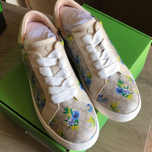 NWB Kate Spade Erin Spd Flower Festive Women's Sneakers size 7.5 & 8 available - Picture 6 of 14